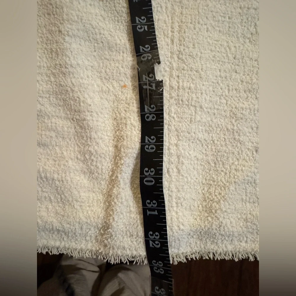 Zara Ivory Structured Jacquard Mini Dress with Raw Hem - NWOT - Picture 15 of 16